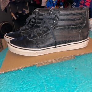 Vans Women's Black High-Top Sneakers
